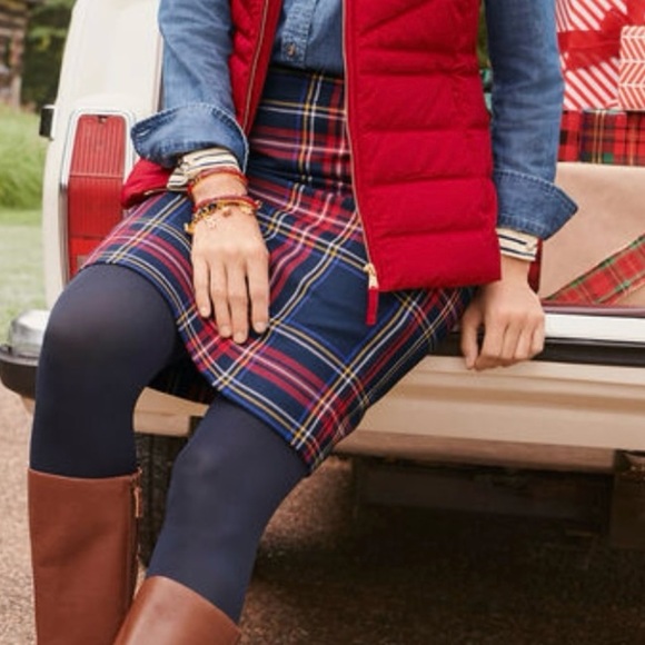 Talbots Women’s Tartan Red Plaid A-Line Classic Skirt Size 8 NEW Zipper! - Picture 11 of 12